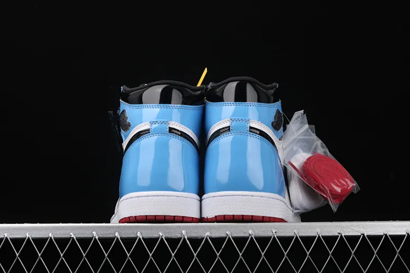 All categories Air Jordan Jordan series basketball shoes Air Jordan 1 High Air Jordan 1 "Fearless" AJ1 Joe 1 high top red and blue patent leather CK5666-100